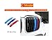 YIZE jiuying Coiffure de Voiture BMW X1 E84 F48 Accessoires Tête la Grille Avant Forme for M Sport Sprill Grill Couvre Cap Decoration Cadre Autocollants Auto (Color Name : C Model 8), Multi-colored
