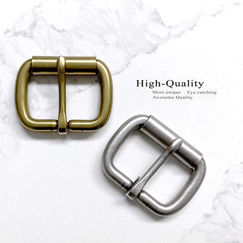 Antiqued Finish Single Prong Replacement Roller Belt Buckle, Fits 1-1/2" wide3