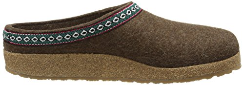 Haflinger GZ65 Classic Grizzly Clog,Chocolate,40 EU/Women's 9 M US/Men's 7 M US