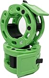 Clout Fitness Quick Release Pair of Locking 2' Olympic Size Barbell Clamp Collar Great for Pro Training (Green)