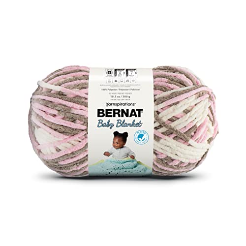 Image of Bernat Baby Blanket Big Ball Little Petunias