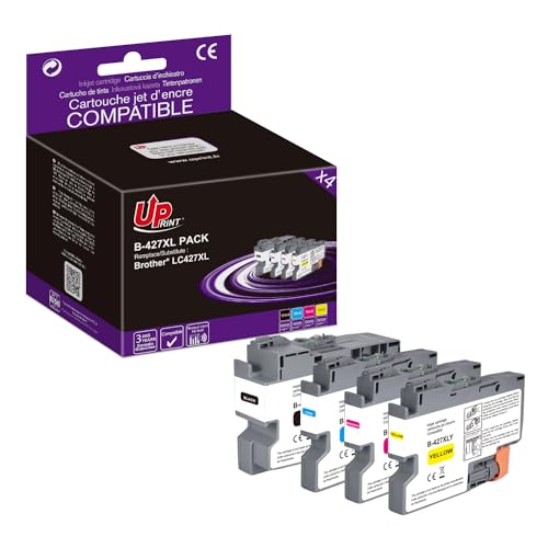 Cartouche Brother LC427 XL Uprint pack de 4 pour éviter les pannes d'encre de bureau