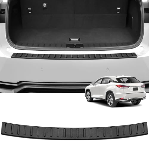 Hugeek Rear Bumper Protector for Lexus 2016-2022 RX RX350 RX450h Accessories ABS Plastic Material Matte Black Resistant Trunk Door Entry Guards