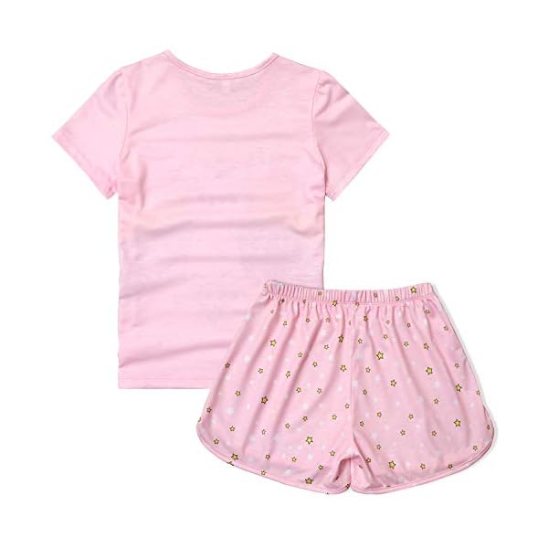 Jxstar Pyjama-Sets für Mädchen, Einhorn-Pyjamas, kleine Kinder, Sommer-Nachtwäsche aus Baumwolle – Bild 3