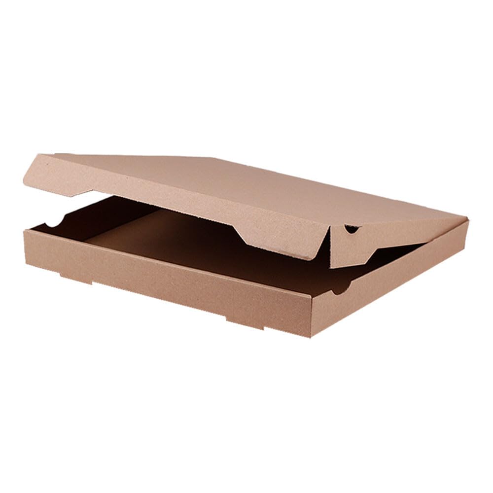 Pizzakarton braun Kraftpapier unbedruckt 36 x 36 x 4,2 cm, 100 Stück