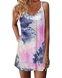 ❤️Modisch ZANZEA Damen Strandkleid, atmungsaktiv, absolut hinreißend Elegante Schulterriemen Kleider von ZANZEA, Das schönes luftiges sommerkleid für urlaub ist sehr gut geschnitten, von der passform ist das kleid relativ dünn, für den sommer bestimmt super.