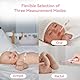 Snomd Flexibles Digitales Thermometer Fieberthermometer für Erwachsene und Kinder, Mund- und Unterarmthermometer Wasserdichtes Medizinisches Thermometer mit Fieberalarm