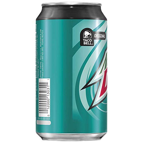 Mountain Dew Baja Blast, 24 Pack of 12 fl oz Cans, Tropical Lime with a hint of Fruit, Limited Edition