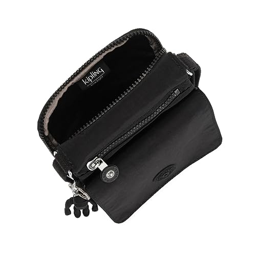 Kipling Women's New Eldorado Crossbody Bag, Black Tonal Ii, 6''L x 7.75''H x 0.75''D4