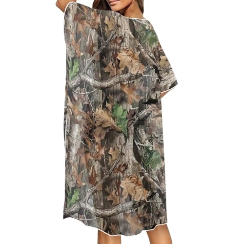 SEANATIVE Women's Chiffon Kimono Cardigan Cover Up Summer Sexy Sheer Beachwear Swimsuit Bikini Plus Size Bathing Suit Coverup3