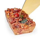 Collin Street Bakery Fruitcake - DeLuxe Loaf 2 Pack (14 oz each) - Handmade with Pecans, Pineapple, Golden Raisins Cherries & Honey - Gourmet Holiday Fruit Cake