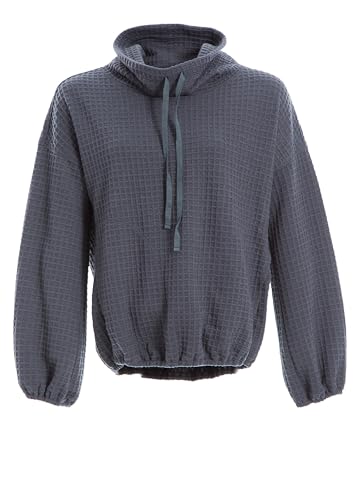 Image of Max Studio womens Max Studio Women's Cowl Neck Long Sleeve Waffle Knit Pullover