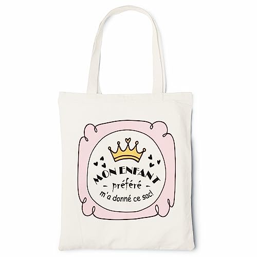 Tote Bag con mensaje Humorístico para regalar a su mamá – Idea de regalo para el Día de la Madre – Bolsa de mamá, bolsa personalizada, bolsa de algodón y regalo de cumpleaños para mujer