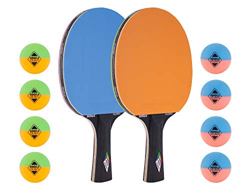 JOOLA COLORATO Juego de Raquetas y Pelotas, Mixto, Multicolor