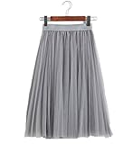 Rocklänge: ca. 62 cm (Futter 58cm),Knielang or Maxirock(Unterschiedliche Höhe mit unterschiedlicher Länge)