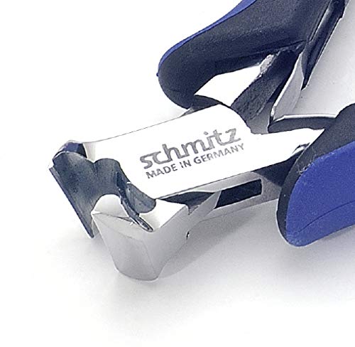 Alicate de corte plano Schmitz ESD de 125mm sin bisel para un corte limpio en placas 3