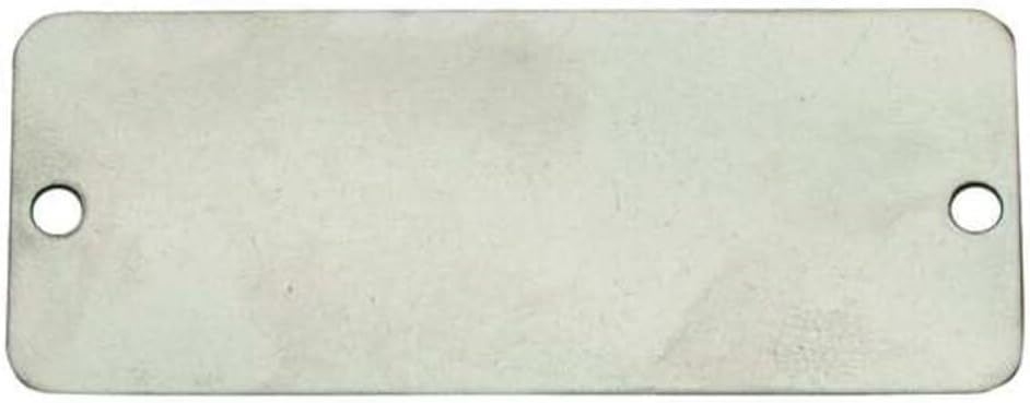 Tag-1"x3" Round Corners Aluminum 100pk