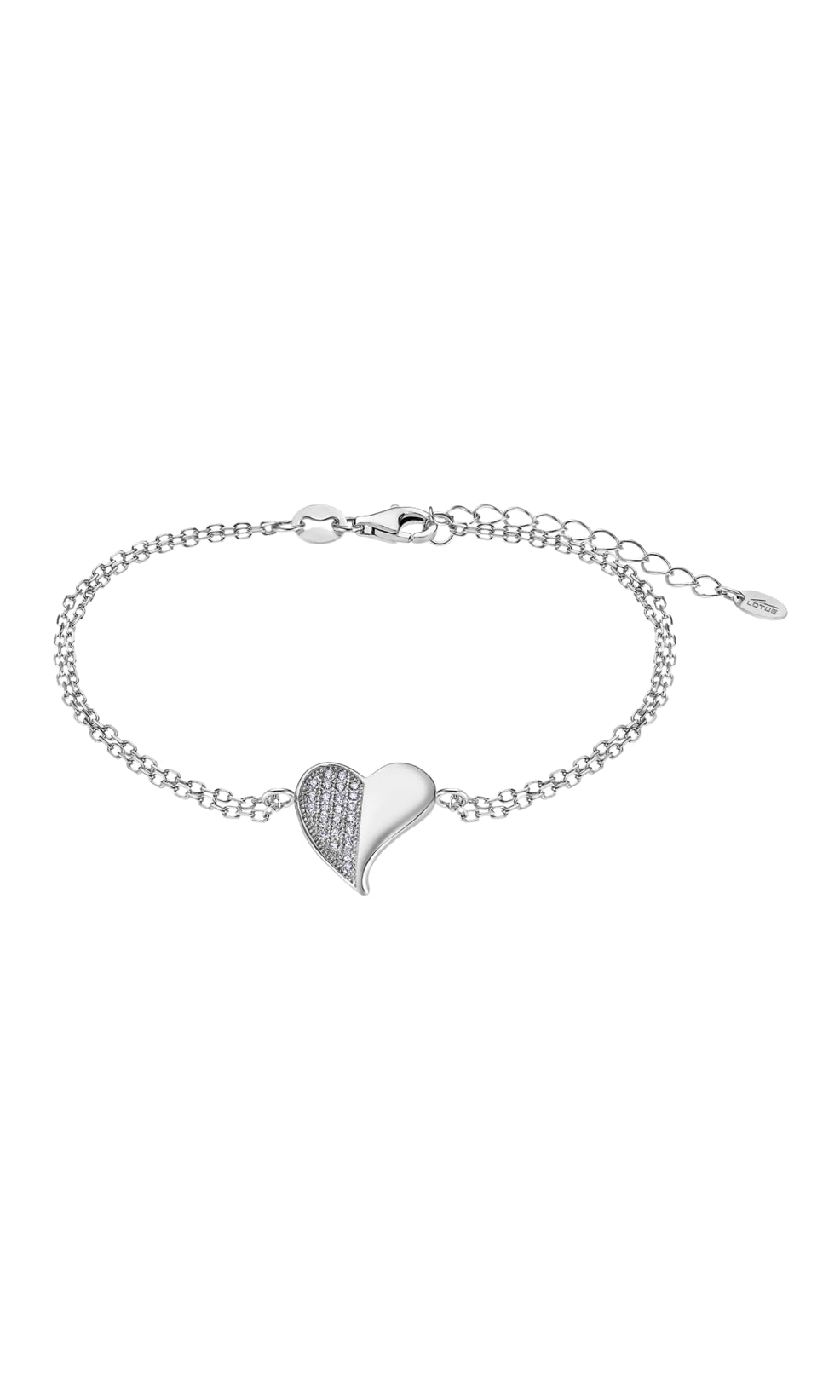 LOTUSBrazalete Silver Pulsera Sra.DOB-CAD.Corazon LP3534-2/1 Marca
