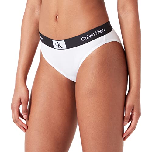 Calvin Klein Modern Bikini 000QF7222E, Bikinis para Mujer, White, M