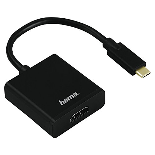 USB-C Adapter auf HDMI (Anschluss von Geräten mit USB 3.1 Type-C und Thunderbolt 3 an HDMI Monitore/TV/Beamer, Ultra HD, 4k, vergoldeter Stecker)