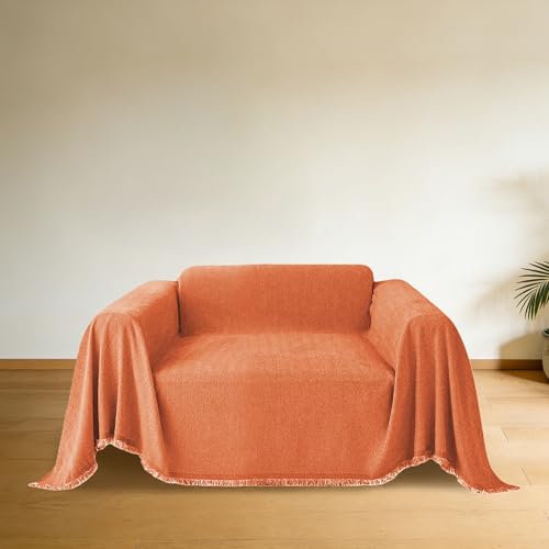 �}���`�J�o�[ �����` 180 x 515 cm �h�o�L�Y�h�~����~�􂦂�ʋC���L�΍����\�t�@�[�x�b�h�J�o���n�_�炩�����ꊊ��߃Y���ɂ������@�\�o�e�u���\�t�@�ی�}�`�N���X�V���v����l�G�ʗp2�l�|��3�l�|���I�t���I�Ȃ��ی�, �I�����W