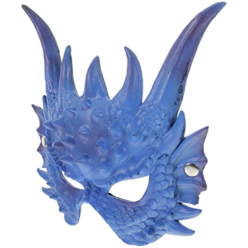 LIFKOME 3D ドラゴン コスプレ ドラゴン ヘッド 怖い 動物 ハーフ 顔 仮面舞踏会 小道具 恐竜 ドレス アップ 衣装 ハロウィン コスプレ パーティー