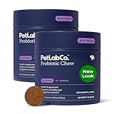 PetLab Co. Probiotics for Dogs, Support Gut Health, Occasional Diarrhea, Digestive Health & Seasonal Allergies - Salmon Flavor - Packaging May Vary - 30 Soft Chews Pack of 2