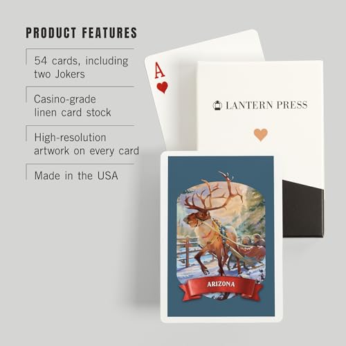 Lantern Press Deck de Cartas Poker Tamaño 52 Piezas miniatura 3