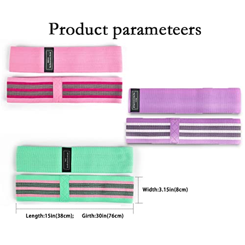 Jgshjf Resistance Band Exercise Stretch Loop Workout Fabric Booty Pilates Sculpting Band Leg Glute Rehab Squat Female Yoga Butt Lift Skin Friendly Gym Indoor Training Fitness Elastic Bands #TOP1