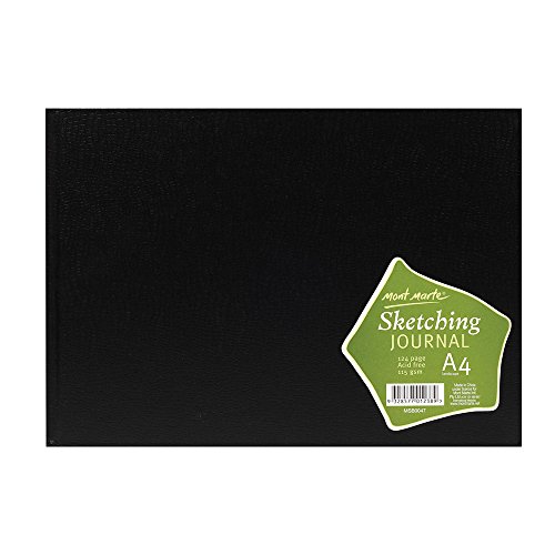 Mont Marte Sketching Journal Croc Finish A4 Landscape, Ivory