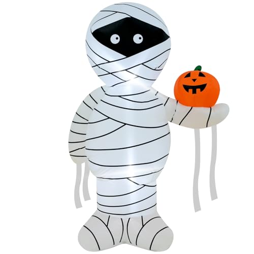 TRMESIA 4FT Halloween Inflatable Blow up Mummy Outdoor Indoor Decoration - image 8
