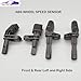 Front Rear ABS Wheel Speed Sensor Left & Right for Volkswagen VW Passat Jetta Tiguan Beetle GTI EOS Golf CC, Audi A3 TT 2006-2018, Replaces ALS467 ALS430 ALS469, Pack of 4