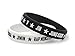 Fanstown Kpop BTS Bangtan Boys 3D Silicone Rubber Wristband Accessories Bracelet (2 Pieces)