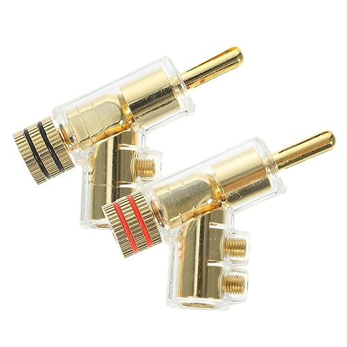 Conector banana para cable de altavoz ideal para optimizar el cine en casa