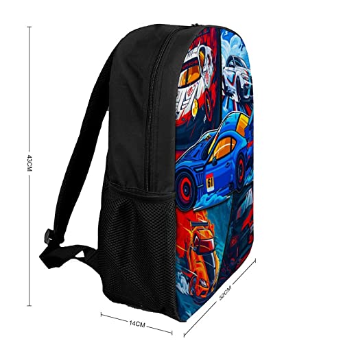 Race Car Backpack Casual Backpack Cars Backpack Travel Hiking Camping Backpack Hot Wheel Backpack #TOP1