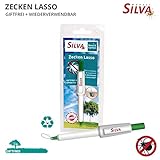 Silva® Zeckenlasso [SCHMERZFREI] - Zeckenschlinge zur sicheren & effektiven Zeckenentfernung - Giftfreier Zeckenentferner für Mensch, Hunde & Katzen - Zeckendreher Hygienische & Einfache Anwendung
