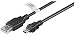 Produktbild Goobay 93902 USB Mini Typ B auf USB 2.0 Kabel / USB Zertifikat / 480 Mbits / Mini B USB auf USB A Stecker Adapterkabel / GoPro - Kartenleser - Hubs / Schwarz / 1,8m