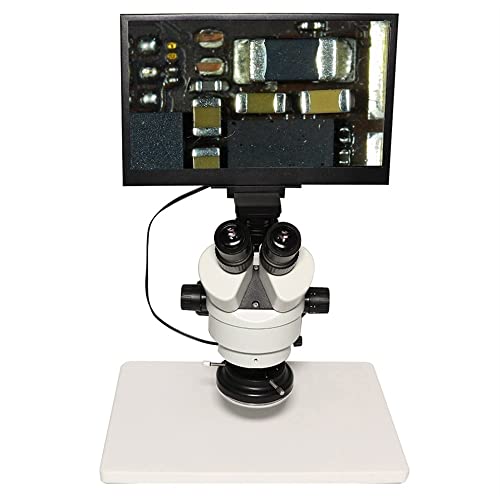 Microscope 10X-150X Integrated trinocular Microscope H_D 1080P 5MP Digital Microscope Camera with 13.3