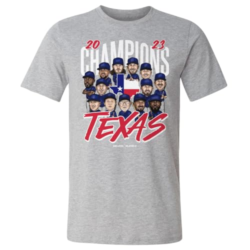 Amazon.com: 500 LEVEL Texas Rangers World Champs Shirt (Cotton