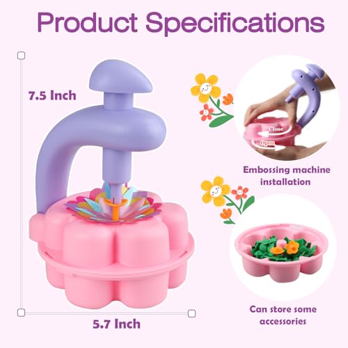 Fabric Flower Bouquets Toys, DIY Craft Kits Toys for Kids, Educational Arts & Crafts Toy, Build Your Own Flowers, DIY Creative Activity Christmas Birthday Gift for 4 5 6 7 8+ Year Old Toddler Girls - Image 8