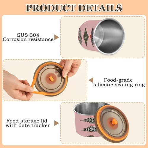 Contenedor Almacenaje Café Vacío Qilmy 17oz Acero Inox miniatura 5