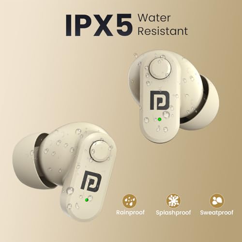 Portronics Store Portronics Harmonics Twins S16 TWS Earbuds, Beige - Image 4