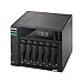 Asustor Lockerstor 6 Gen2+ AS6706T v2 6 Bay NAS Storage, Intel Quad-Core 2.0GHz CPU, Dual 5GbE Ports, 8GB RAM DDR4, 4 M.2 SSD Slots, HDMI, Network Attached Storage (Diskless)