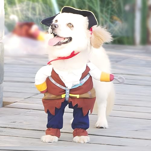 Nacoco 2015PIRATES-SMALL Pet Dog Costume Pirates Of The Caribbean Style thumb #1