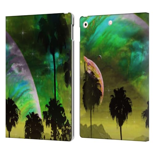 Étui portefeuille iPad 10.2 en cuir Haroulita Un Autre Univers Fantaisie 4