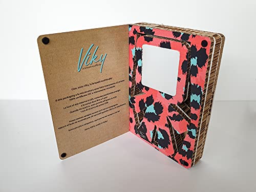 VIKY PINK LEO - Lampada da tavolo ecosostenibile