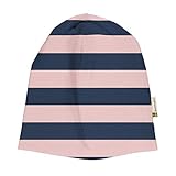  Maxomorra Mütze Stripe Stripe Pale Blush 56/58