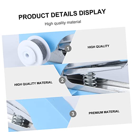 Operitacx Naaldenmachine 2 Stuks draagbare naaimachine handige steeknaaimachine handnaaimachine mini-naaimachine handmatige naaimachine ronddolen - Image 5