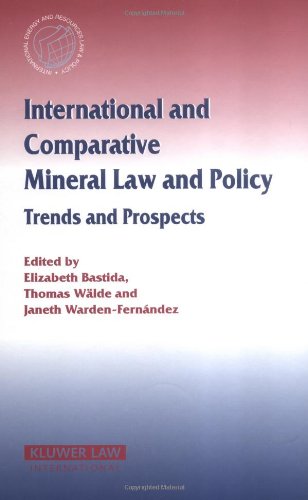 International And Comparative Mineral Law And Policy (International Energy & Resources Law And Policy Series Set) #TOP15