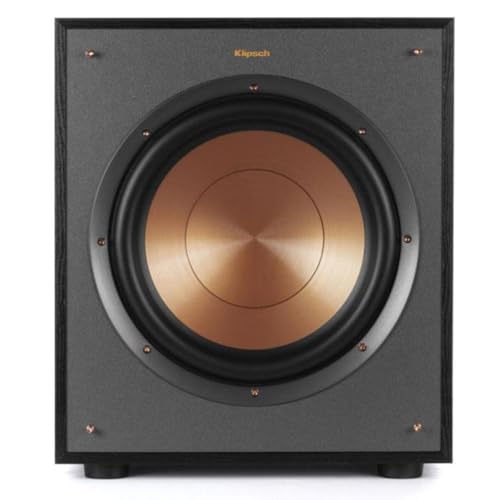 Klipsch R-100SW 300W Subwoofer with R-52C Center Speaker - Image 8